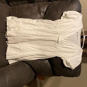 white baby doll dress